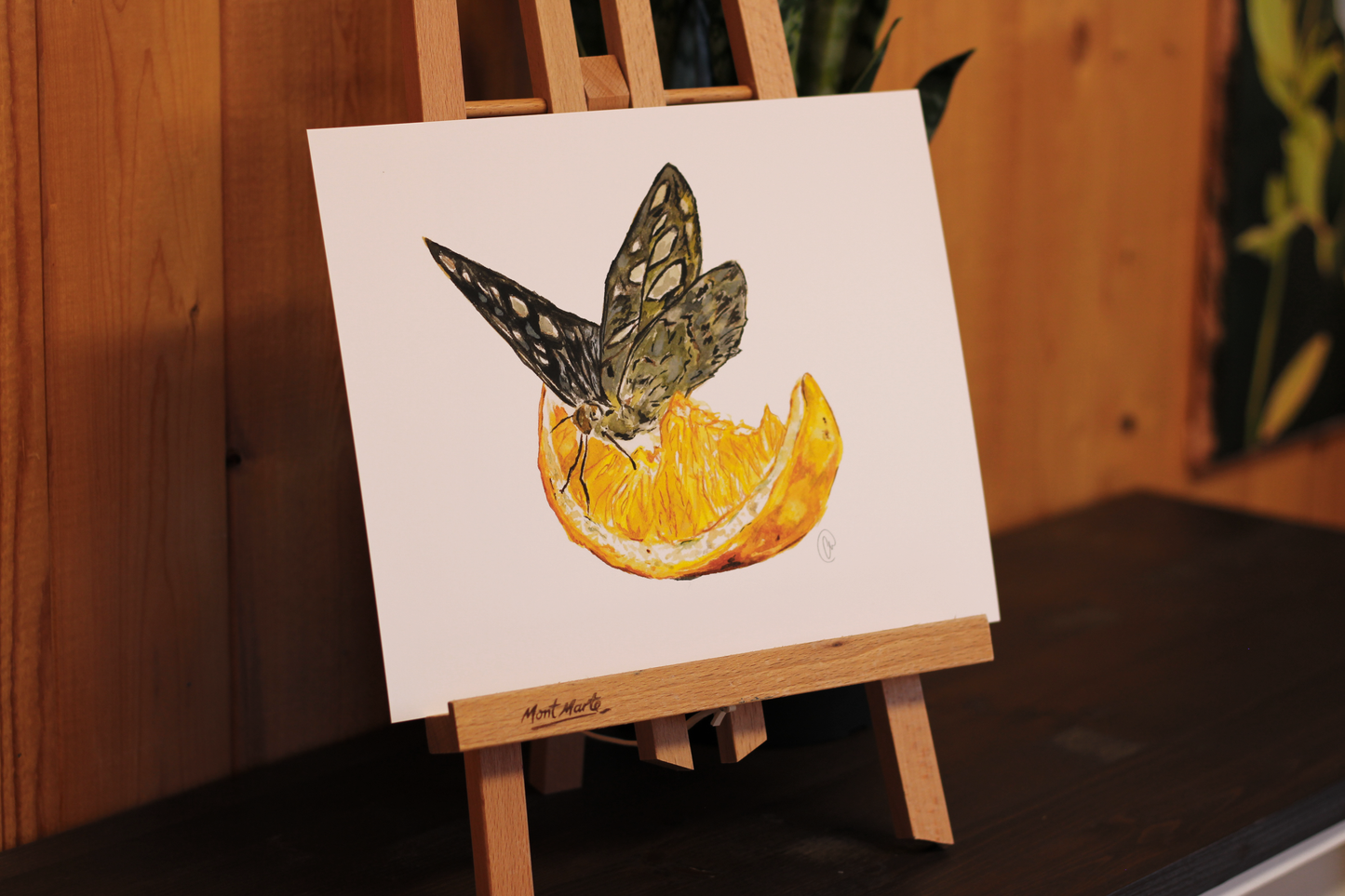 Breakfast Butterfly - Watercolour Print